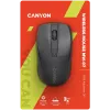 CANYON MW-7, 2.4Ghz wireless mouse, 6 buttons, DPI 800/1200/1600, with 1 AA battery ,size 110*60*37mm,58g,black