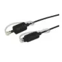 Wentronic goobay AVK 224-0100 - Digital Audio Cable (optical) - Mini-TOSLINK (M) to TOSLINK (M) - 1 m (51224)