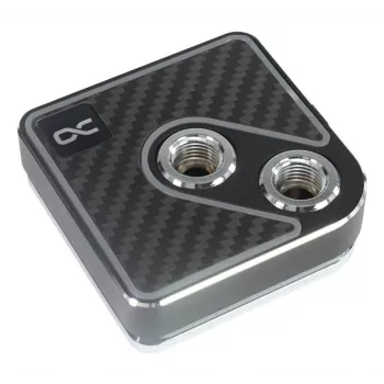 Water block Alphacool Core 1 Aurora Carbon Brass Copper Nickel Black 72mm