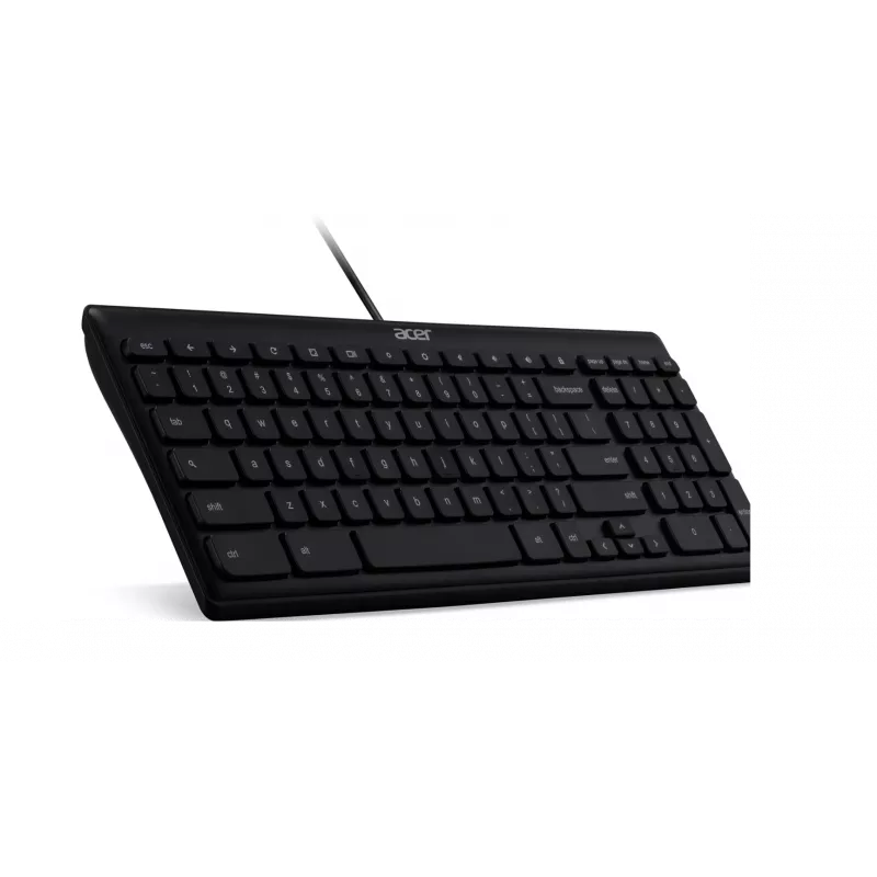 Wired USB Keyboard Acer GP.KBD11.04F — Full-size QWERTY US International, Black, 1.45 m cable