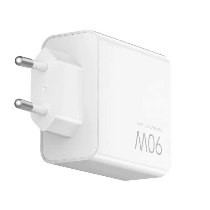 Power adapter Xiaomi 90W HyperCharge 3-Port EU — 90W USB charger with three output ports (EU plug)