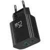 USB charger usams USA001629 25W 1×USB-C + 1×USB-A fast charging