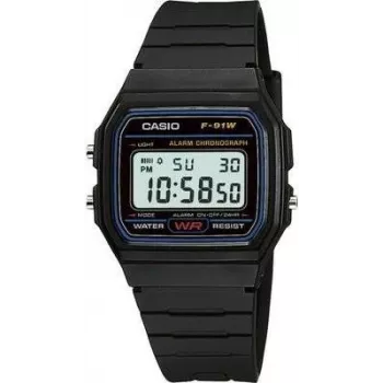 Casio F-91W-1YEF Black