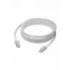USB cable d bramante re-charge Pro Lightning male to Lightning male 2 m white