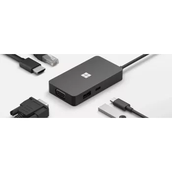 Laptop Dock Microsoft 1E4-00002 Black