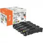 Peach PT1187 toner cartridge 5 pc(s) Compatible Black, Cyan, Pink, Yellow