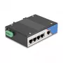 Ethernet Switch DELOCK 80162 — 5‑port Gigabit RJ45 for DIN rail mounting