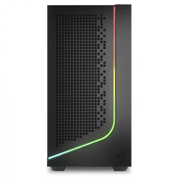 PC case Sharkoon J1000 ARGB mATX — mid-tower micro-ATX chassis with ARGB lighting