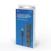 SAVIO USB-A hub with RJ-45 Gigabit Ethernet AK-57 — 3× USB-A + RJ-45, USB 3.2 Gen 1 Micro‑B host, 5 Gbit/s, 4 ports, grey
