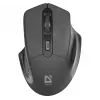 Wireless optical mouse DEFENDER Datum MB-345 RF, ambidextrous/right-hand, 1600 DPI, 3 buttons, USB RF receiver, black