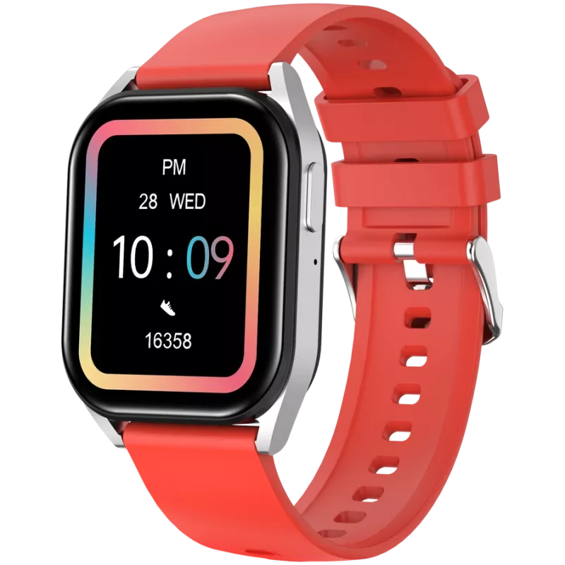 Smart Watch CANYON Chatter SW-58 BT-CALL Silver Red