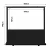 Maclean MC-212 Portable Projection Screen, Compact, Floor, 80, 16:10
