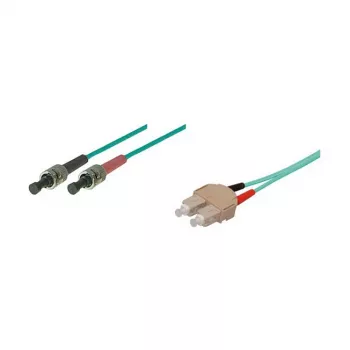 Patch Cable LWL Duplex OM3 (Multimode, 50/125) SC/ST, LSZH, reversible polarity, 3m, Good Connections®