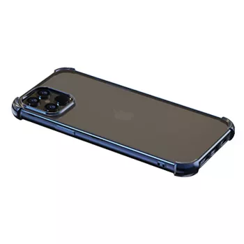 Protective soft case Devia for iPhone 12 mini — shockproof, blue