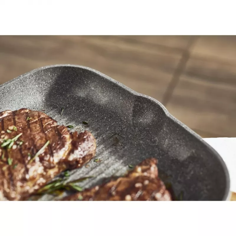 Grill pan BALLARINI 75002-941-0 Square Grey 28 cm