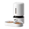 Pet feeder Aptel Granary with double bowl 5L, white