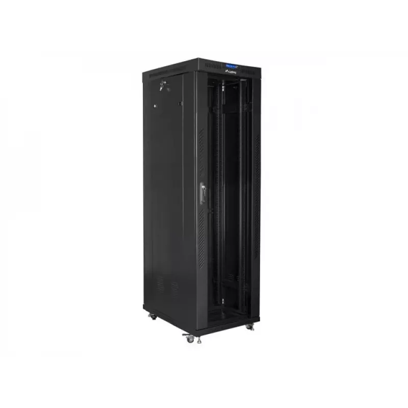Lanberg FF01-6042-12BL rack cabinet 42U Freestanding rack Black