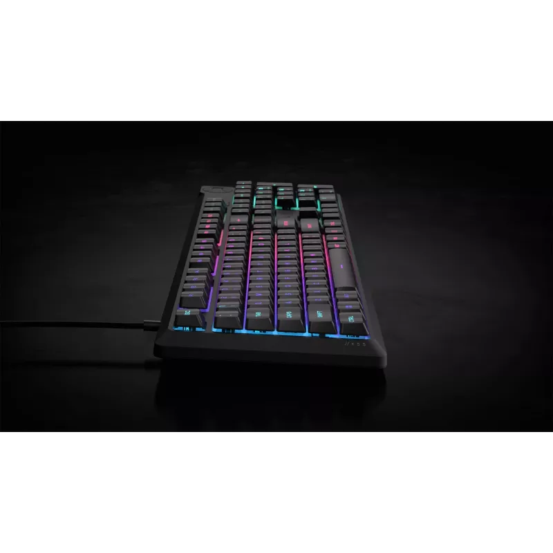 Corsair K55 CORE RGB keyboard Gaming USB QWERTZ German Black