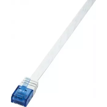 LogiLink RJ45 Network Connection Cable CAT 6 U/UTP 2.00 m White LogiLink (CF2051U)