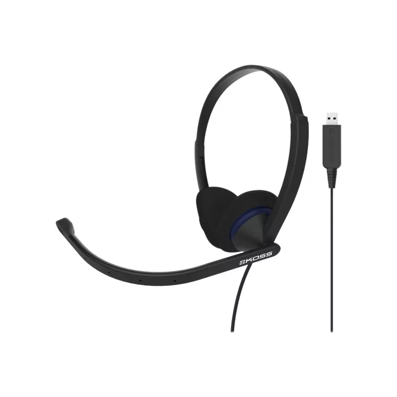 Koss CS200 USB Headset Wired headband Calls/Music USB Type-A Black