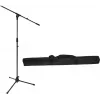 Microphone stand Omnitronic MS-2 with boom arm, black