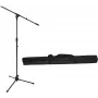 Microphone stand Omnitronic MS-2 with boom arm, black