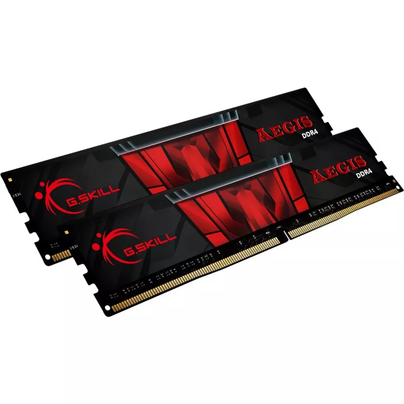 DIMM 32 GB DDR4-2400 (2x 16 GB) Dual-Kit, Arbeitsspeicher F4-2400C17D-32GIS, Aegis