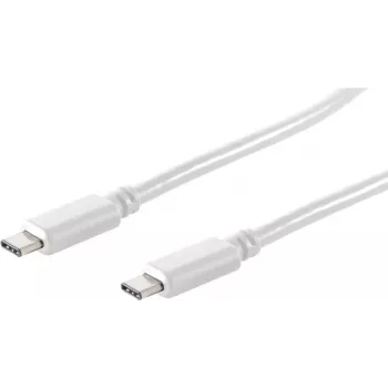 USB Cable S/CONN 13-45026 USB 3.2 Gen 2 1m White