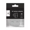 Gembird Cablexpert a-AC-UKEU-001 - Power Supply - Power Supply (S) to Power Supply (W) - White - United Kingdom, Europa (a-AC-UKEU-001)