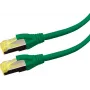Network cable LOGON APR6A100G Cat6a S/FTP (S‑STP) 10 m, RJ‑45 — Green