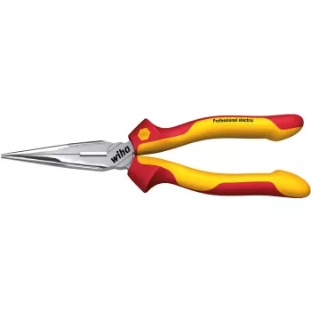 Flat round nose pliers Wiha 27422 — professional electric insulated hand tool