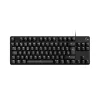 Logitech G G413 TKL SE, Wired, USB, mechanical switch, QWERTY, LED, Black