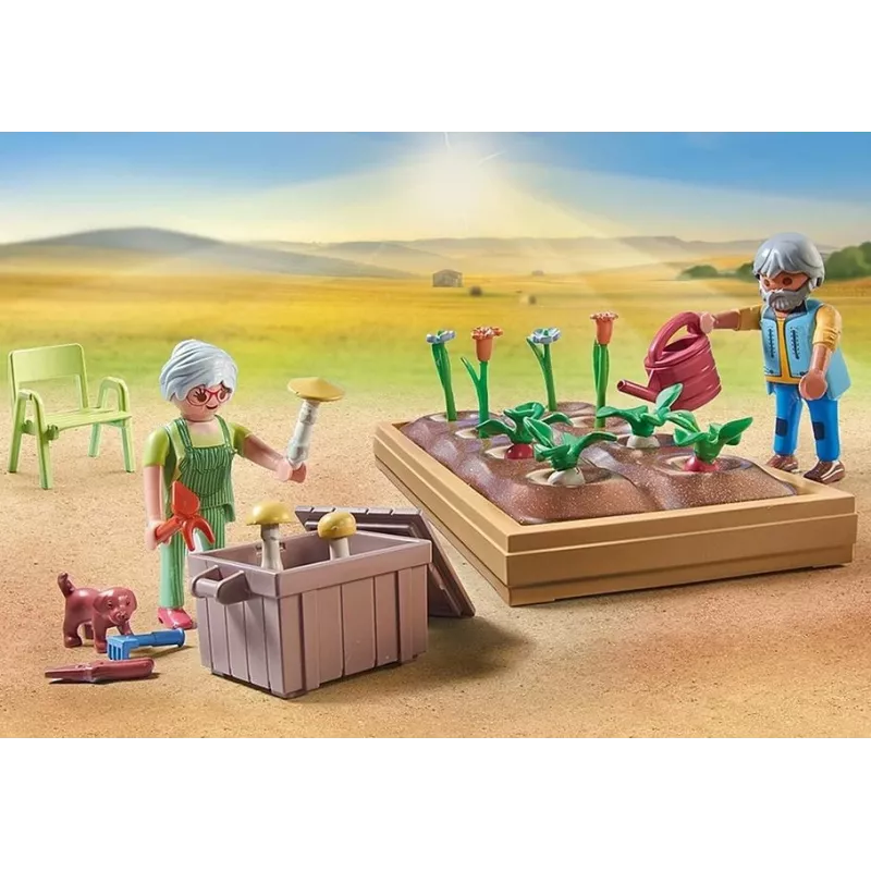 Playmobil 71443 Country: Vegetable Garden with Grandparents