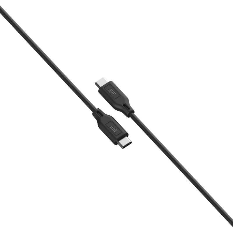 USB Cable Silicon Power LK15CC 1m USB C Black 0.48 Gbit/s
