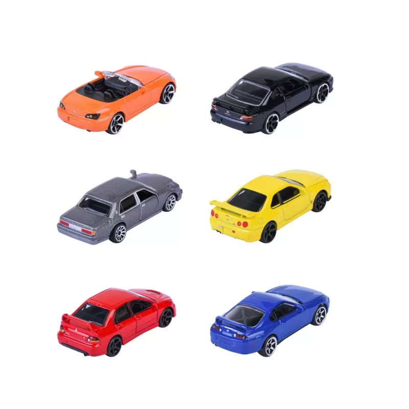 Toy vehicle set Majorette Japan Legends Premium assortment, 6 vehicles, model 8502100000