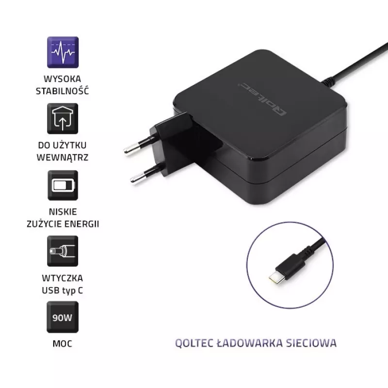 Charger Indoor Qoltec 51741