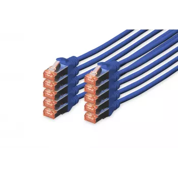 Network Cable Digitus CAT 6 S/FTP RJ-45 3m Blue