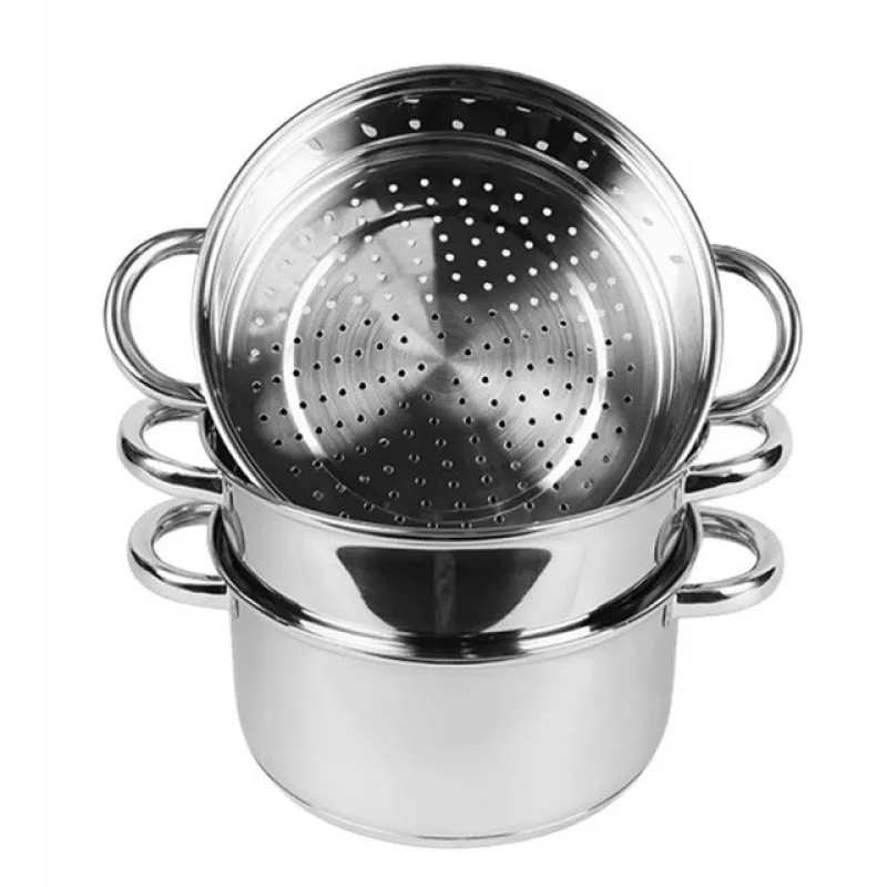 Electric Steamer Maestro MR-2900-18 1500W Vertical Steam, 18 cm stock pot, 2 L, stainless steel & glass, induction-compatible
