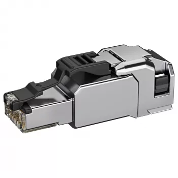 RJ-45 Connector Telegärtner 100035951 Silver Male 5mm Inner Diameter