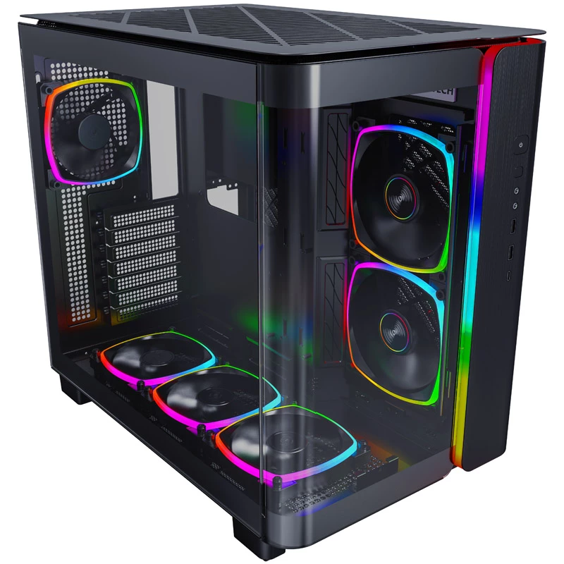 Montech KING 95 PRO Midi-Tower, Tempered Glass, ARGB - black