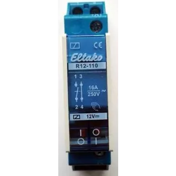 Eltako Electronics Switching Relay Control Power Requirement 1.9W Control R12-110-1 (22110054)