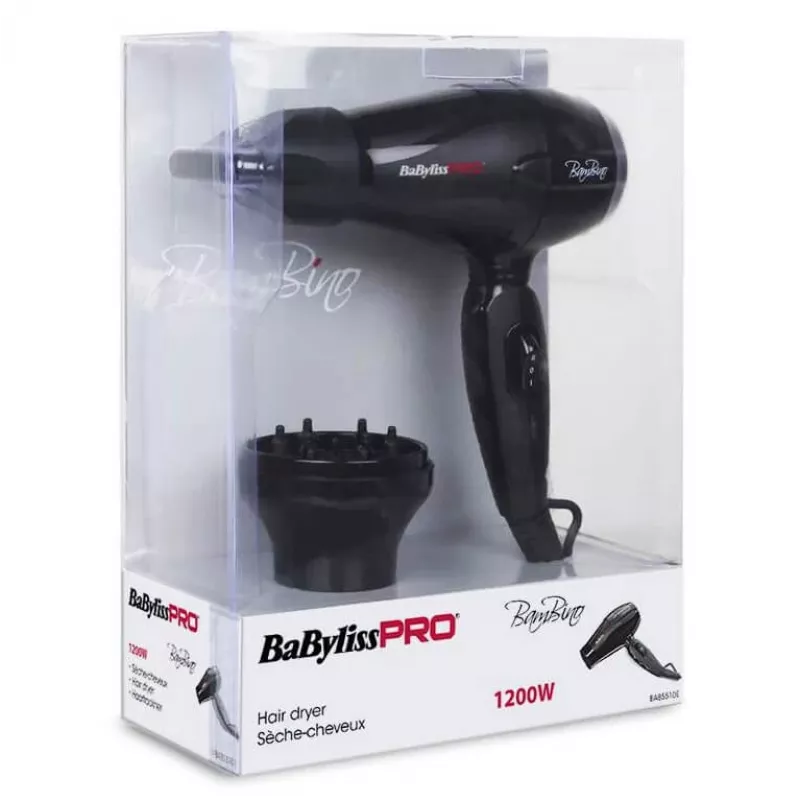Hairdryer BaByliss PRO BamBino BAB5510E travel hair dryer compact lightweight