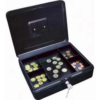 Cash/Ticket Box WEDO 145421H Black