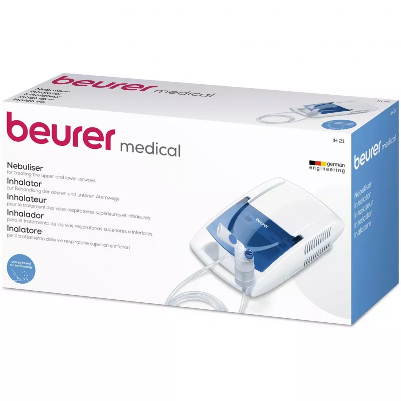 Inhaler Beurer IH 21 portable nebulizer, white/blue