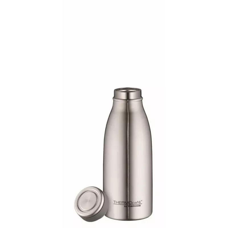 Thermos thermal bottle THERMOS THERMOcafé 350 ml stainless steel vacuum insulated, 12h hot / 24h cold, leakproof