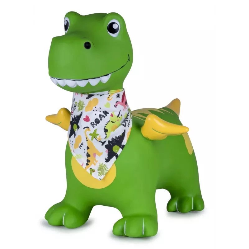 Bouncing animal Jamara HoppyDoo Dino with wings green with pump