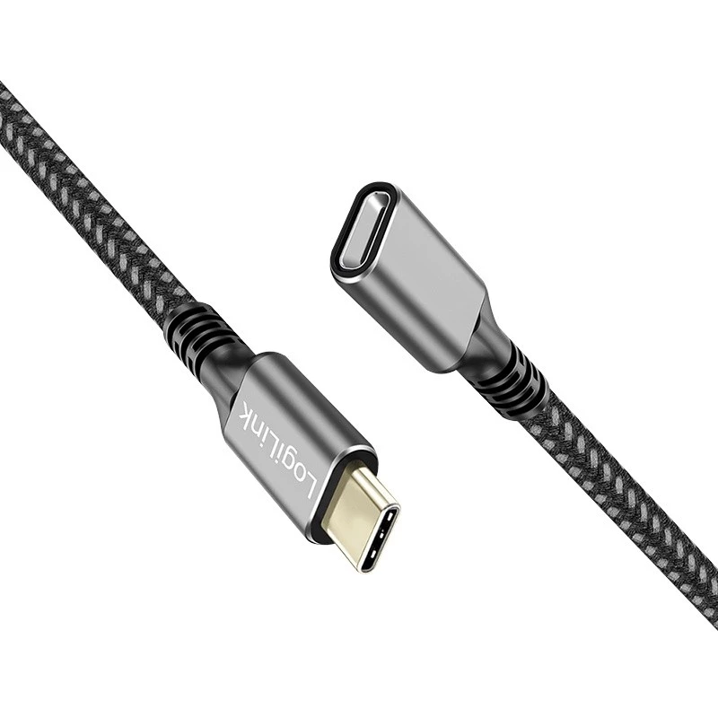 USB 3.2 Gen2 Type-C to USB-C/F, PD, 1m