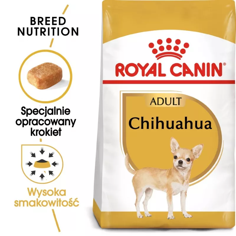Dry Dog Food Royal Canin Chihuahua Adult 1.5 kg — Chicken, 28% Protein, Small/X‑Small Breed