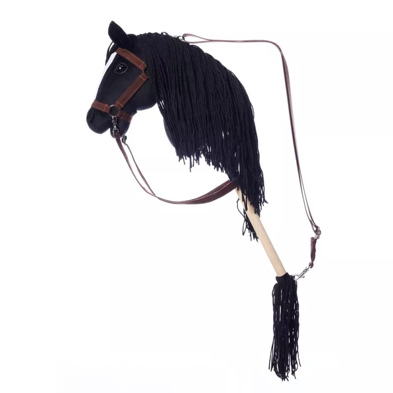 Horse on a stick HOPPIHORSE Hobby Horse A3 black
