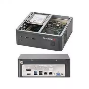 Supermicro Enclosure SuperChassis CSE-101I - Mini-ITX-Enclosure for 1 Intel Core or Atom CPU to 45W TDP, external power supply required (not included) (CSE-101I)